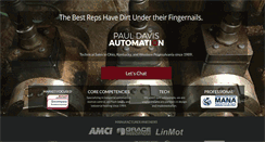 Desktop Screenshot of pauldavisautomation.com